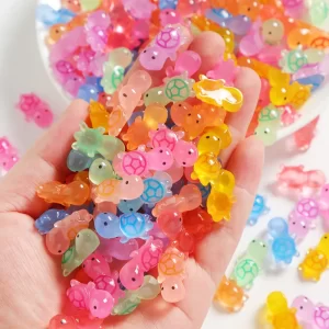 20 ks Mini svítící želvičky pro radost dětí | dětské doplňky, mini ozdoby