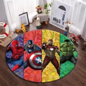 Avengers kulatý koberec Marvel pro děti | dětský koberec, kulatý koberec