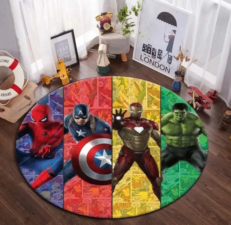 Avengers kulatý koberec Marvel pro děti | dětský koberec, kulatý koberec