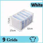 9 mřížkových triček