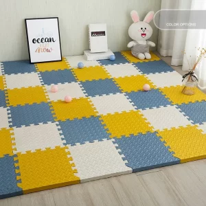 Měkká pěnová podlaha s puzzle spojem | dětská podložka, hrací koberec