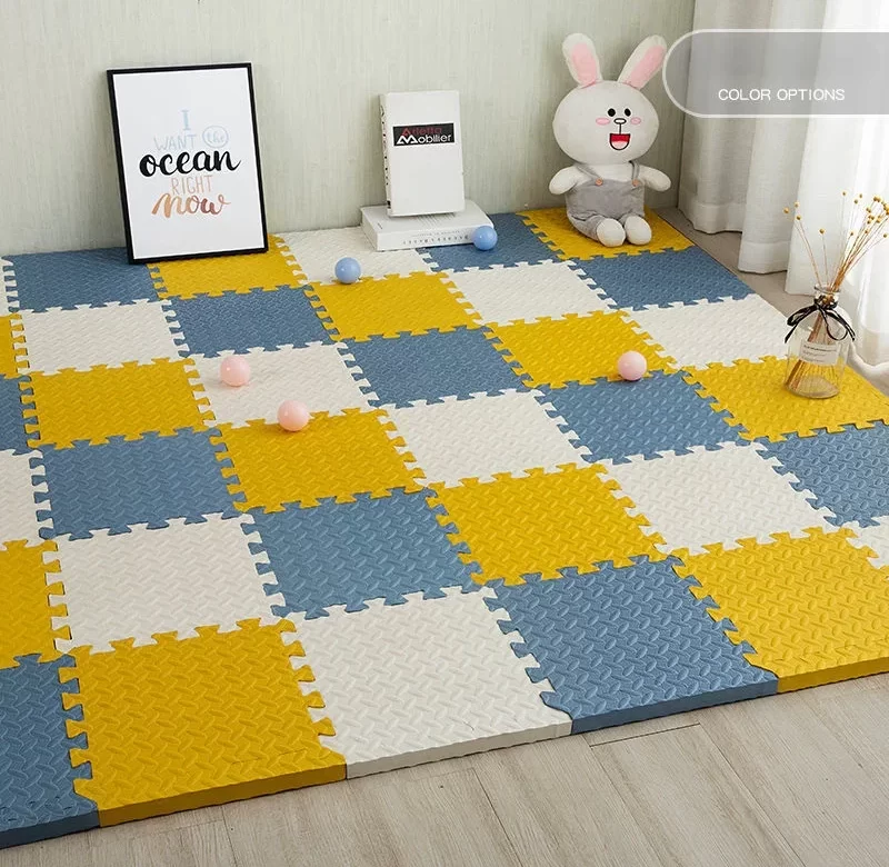 Měkká pěnová podlaha s puzzle spojem | dětská podložka, hrací koberec