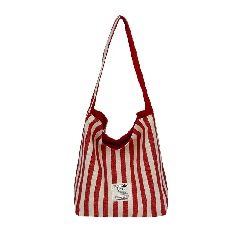 Letní plátěná trendy kabelka přes rameno | kabelka taška 