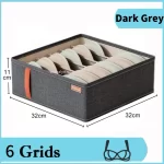 Tmavě šedá 6 mřížek