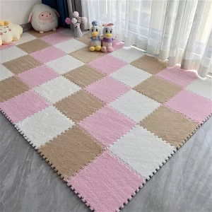 Dětský pěnový koberec puzzle s výplní | dětský koberec, herní podložka