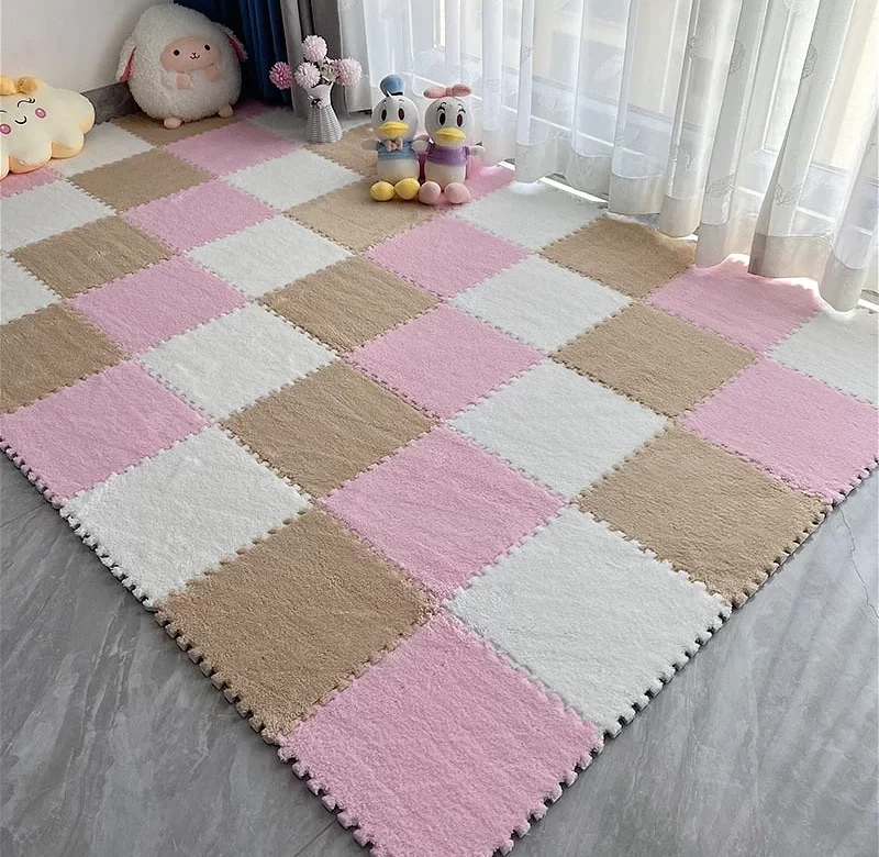 Dětský pěnový koberec puzzle s výplní | dětský koberec, herní podložka