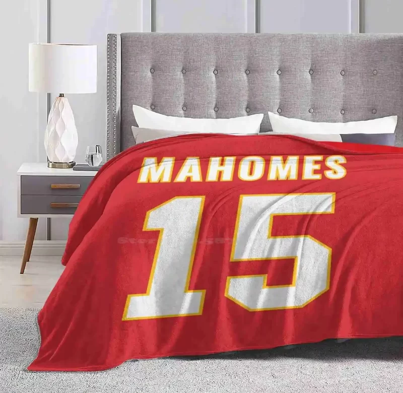 Teplá tenká deka s motivem Mahomese | fotbalová deka, deka na gauč