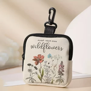 Květinová peněženka s velkou kapacitou | úložná taštička, mincovní peněženka