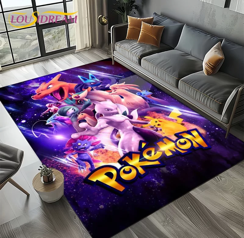 Pokemon koberec pro děti s 3D efektem | koberec, podložka