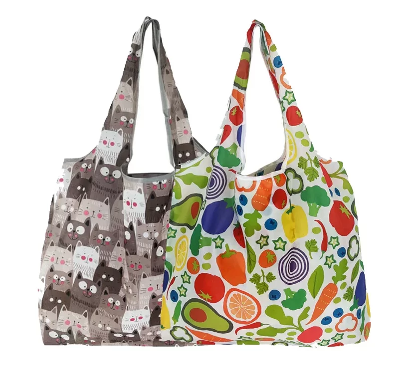 Velká skládací nákupní taška dámská | nákupní taška, ekologická taška