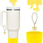 Žlutá mašle - 3 ks