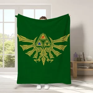 Jemná dětská deka motiv Zelda flísová | přikrývka, deka na spaní