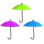 Zelená fialová modrá