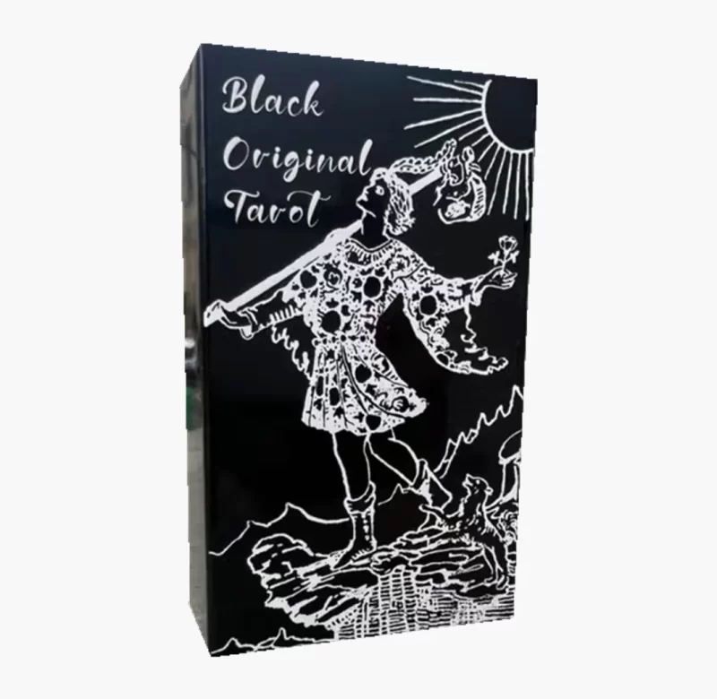 Černé mystické tarotové karty 78 listů | stolní hry