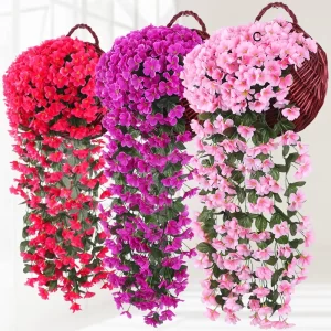 Umělé závěsné květiny | dekorace