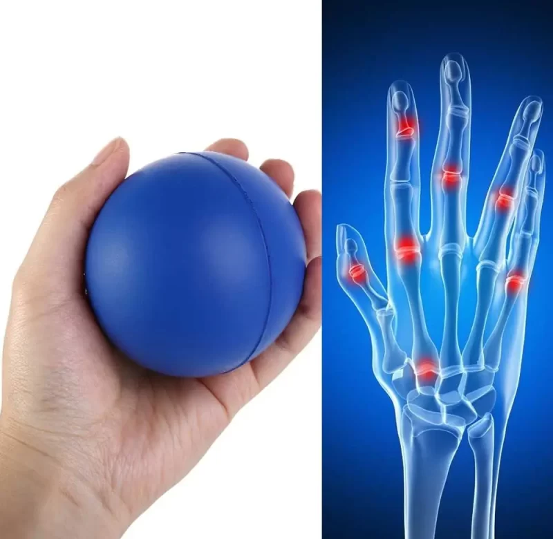 Posilovací míček na ruku prsty | cvičení