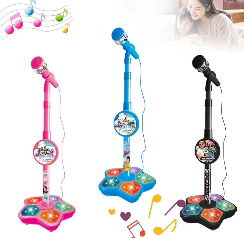 Dětský karaoke mikrofon se stojanem | mikrofon, hračka