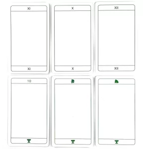 Neviditelné prázdné tarotové karty 79 ks | tarotové karty, prázdné karty