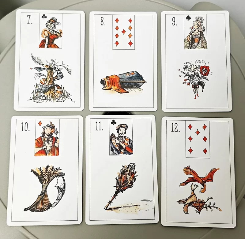 Maybe Lenormand stylizované věštecké karty 52 ks | věštecké karty tarotové karty