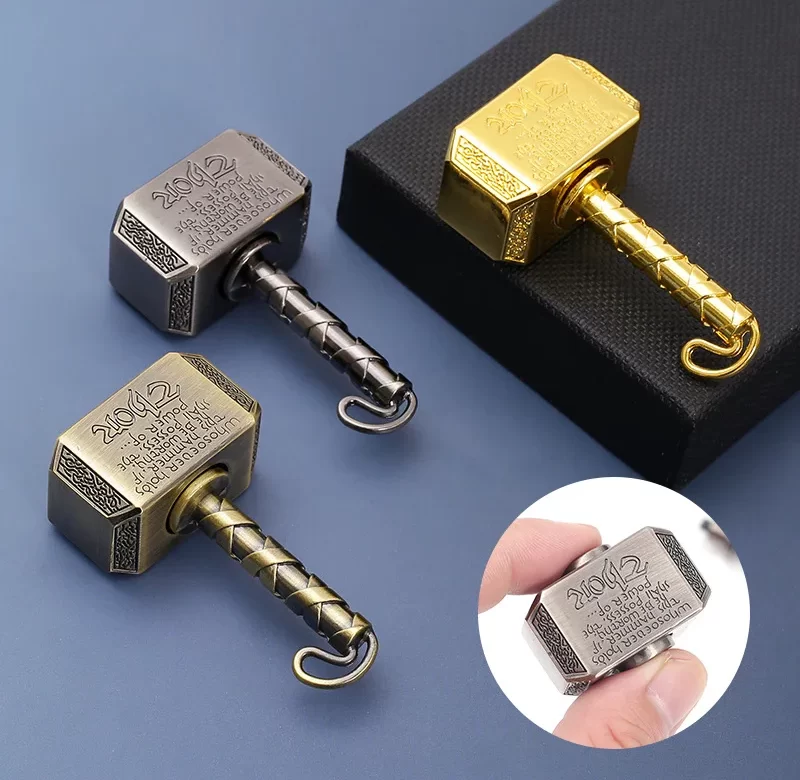 Hammer kovový fidget spinner kladivo | antistresová hračka, spinner kovový