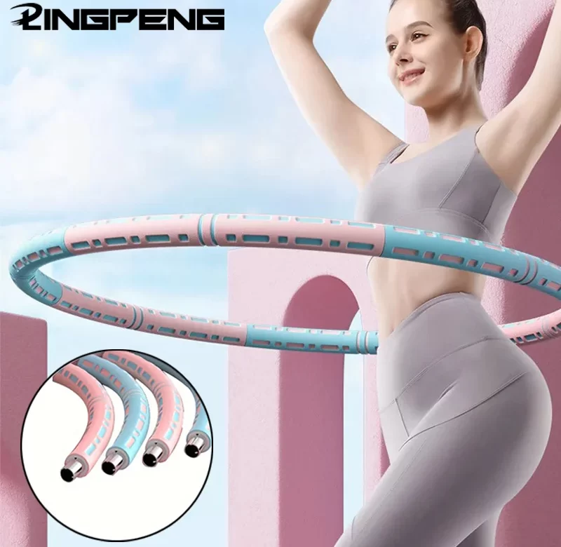 Nastavitelná pěnová cvičební obruč 6 dílů | fitness