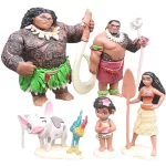 Moana, maui, chief tui figurky | hračky 6 ks