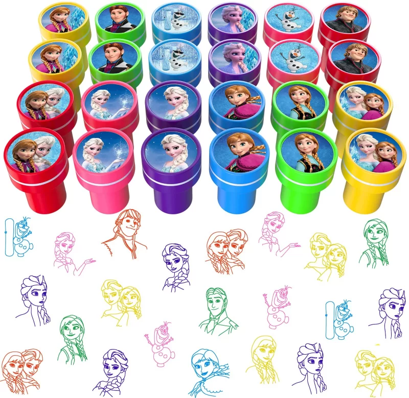 Dětská razítka Frozen | hračky 20 ks