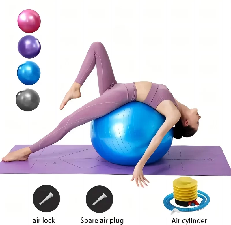 Fitness míč na pilates 65 cm | cvičení