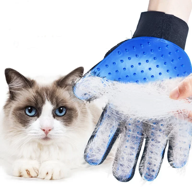 Rukavice na srst pro kočky a psy | kartáč