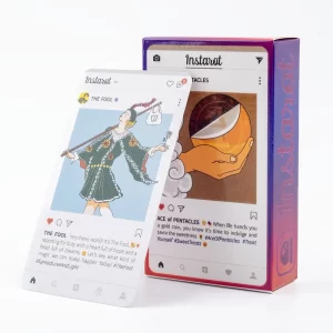 InstaTarot věštecké karty 78 karet v angličtině | tarotové karty společenská hra