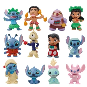 Stitch vinyl figurky 12 ks set | hračka
