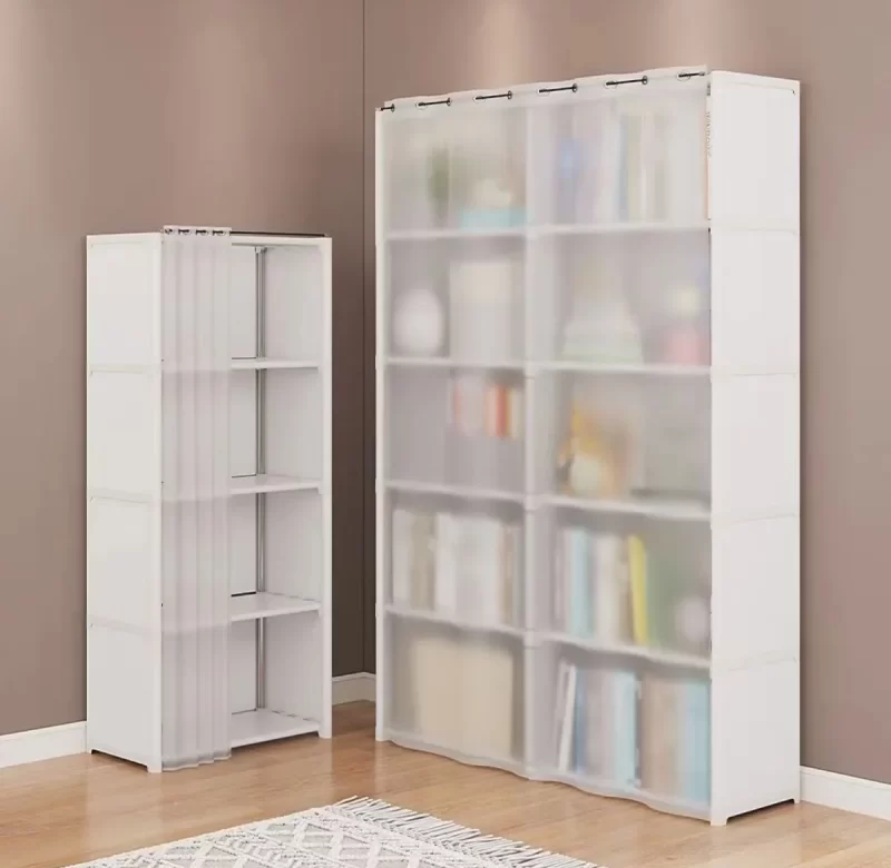 Úložná šatní skříň s policemi 6/5 vrstev | nábytek