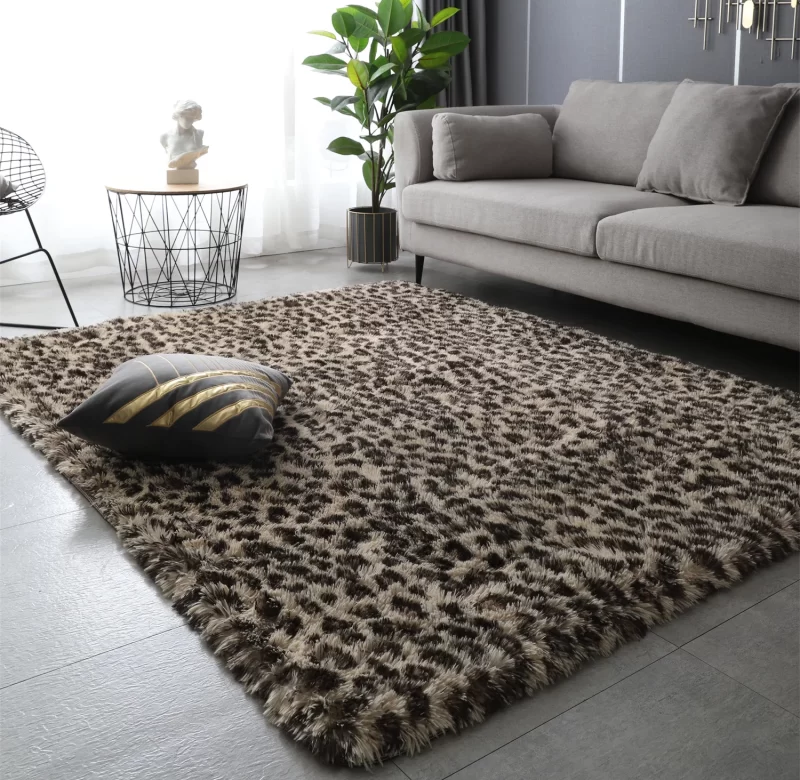 Měkký chlupatý shaggy koberec do obýváku | bytové doplňky