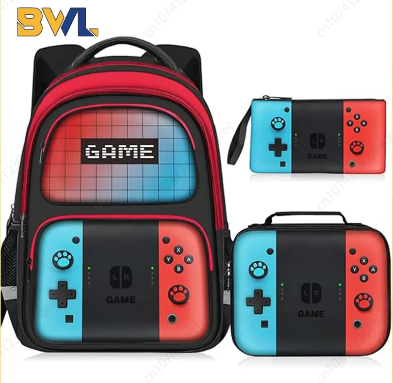 Školní batoh s penálem a taškou na oběd | školní set, dětský batoh