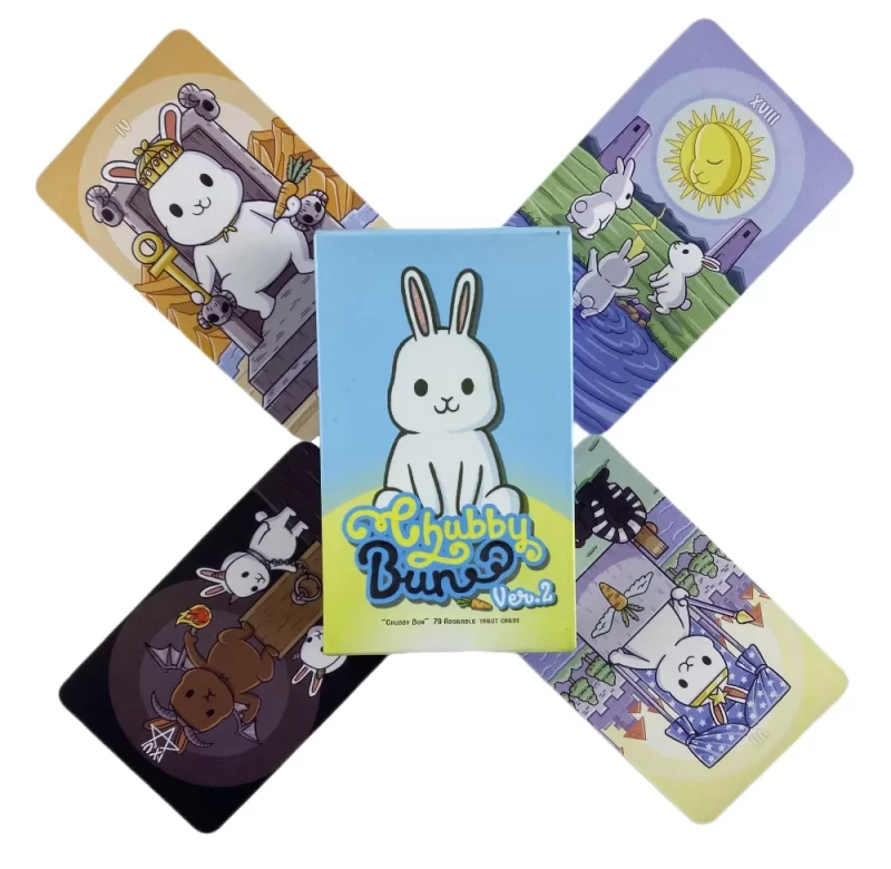 Chubby Bun tarot králičí karty 79 ks | orákulum