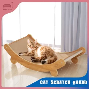Kočičí škrabadlo dřevěné | odpočívadlo