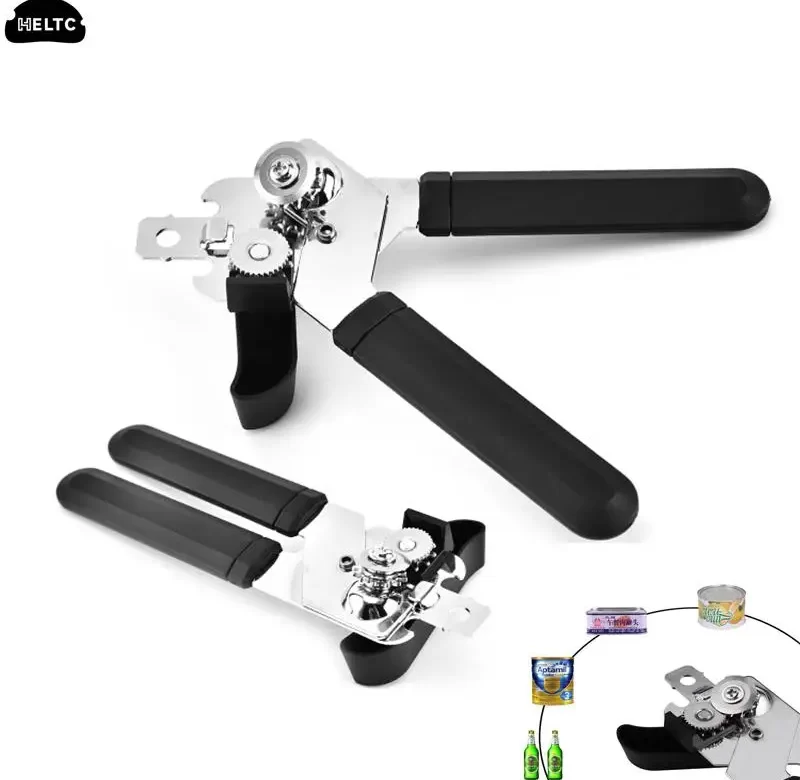 Nerezový multifunkční otvírák na konzervy a lahve | otvírák kuchyňský pomocník