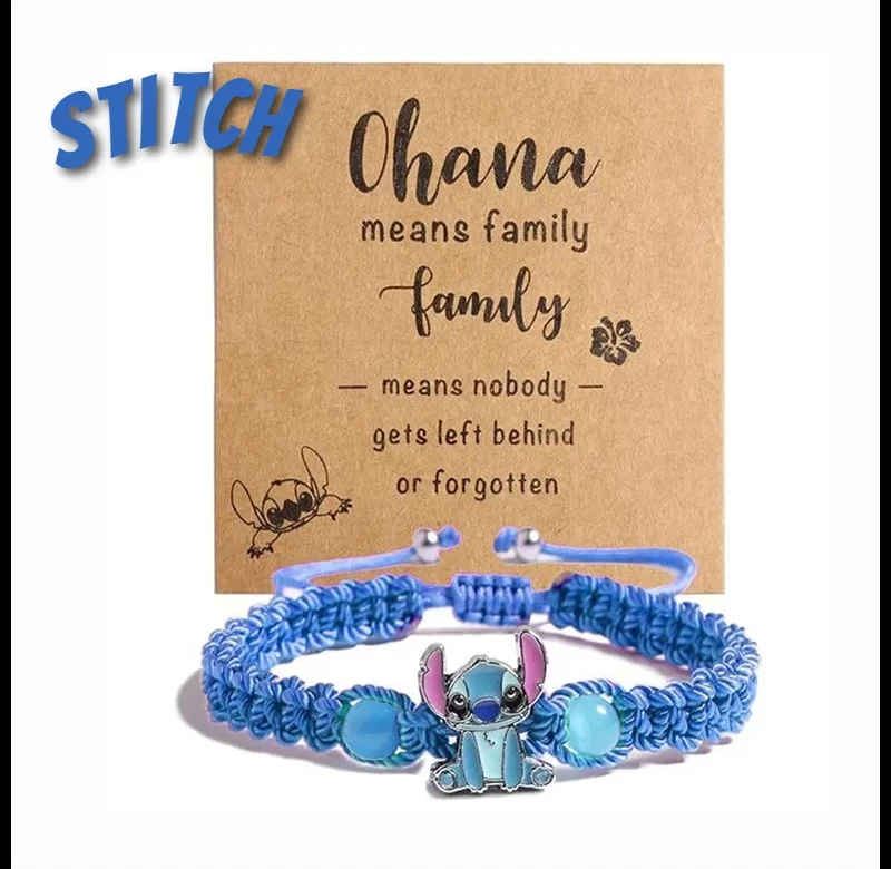 Lilo stitch pletený dětský náramek | doplňky