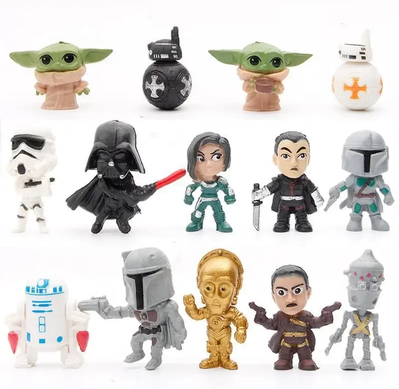 14 ks Star wars mini figurky | dekorace