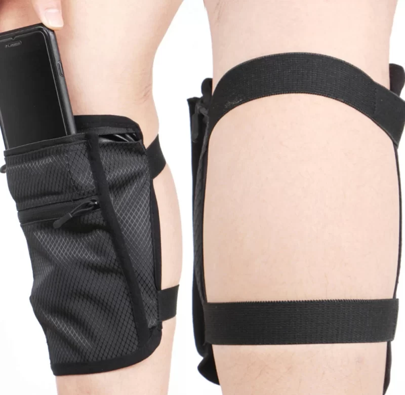 Neviditelné sportovní pouzdro na nohu s elastickým pásem | sportovní pouzdro, ochranný obal