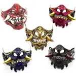 Demon warrior hannya halloween maska | maska cosplay