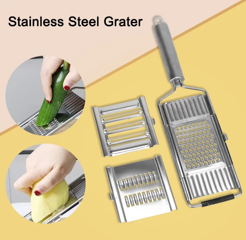 Multifunkční nerezová škrabka a kráječ zeleniny | škrabka, struhadlo