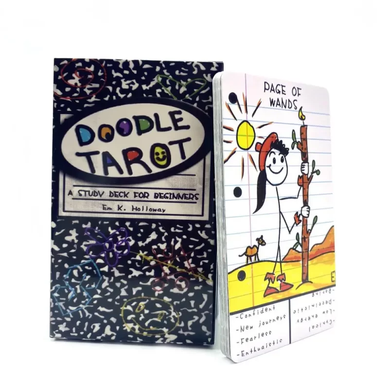 Doodle tarotové karty pro výklad | stolní hry