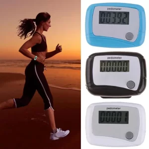 Mini digitální krokoměr lcd běh | fitness pomůcky 1+1 ks