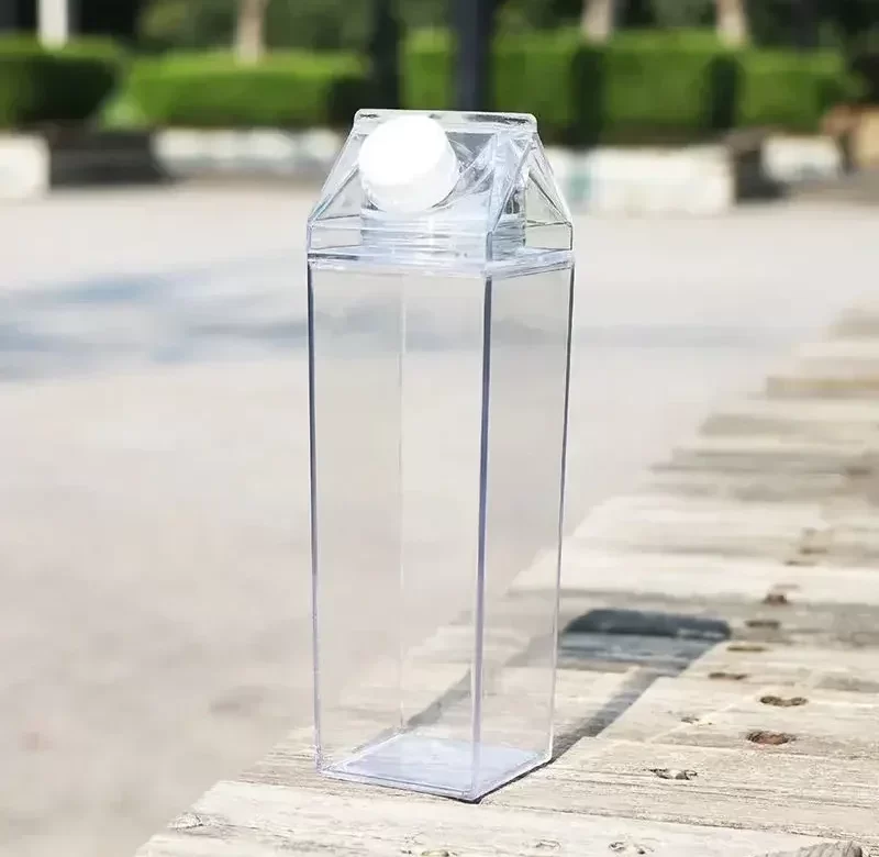 Průhledná plastová láhev na vodu 500/1000ml | láhev, láhev na pití