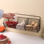 Závěsný úložný košík s háčky | organizér