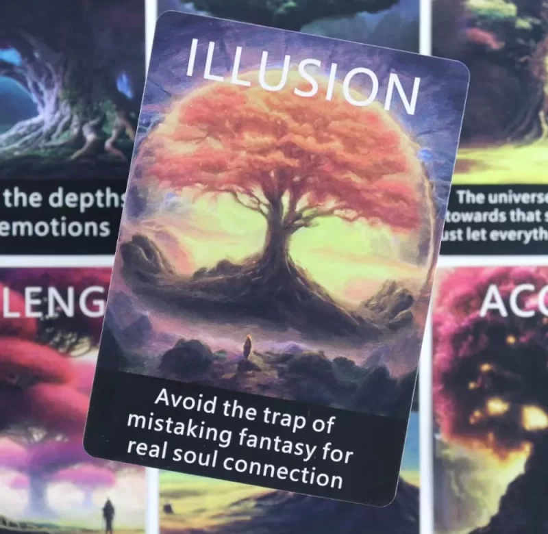 Telepatické partnerské karty 56 kusů v angličtině | věštecké karty, partnerské karty