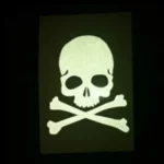 Reflexní samolepka kostra na motorku | nálepka