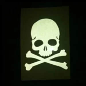 Reflexní samolepka kostra na motorku | nálepka