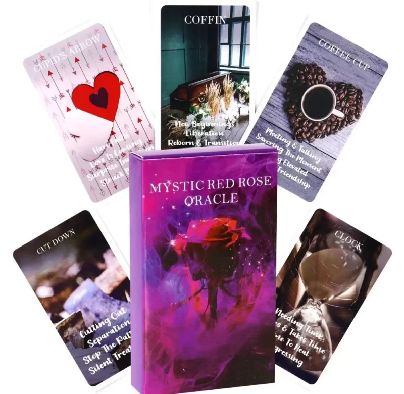 Mystické karty 53 kusů v angličtině | tarotové karty, věštecké karty